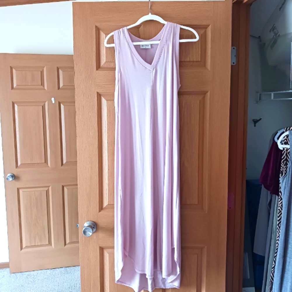 Light pink maxi dress